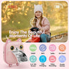 Aparat foto digital cu imprimare termica pentru copii, focalizare automata, display color de 2,4 inch 1080P Full HD Aparat foto digital cu imprimare termica pentru copii, focalizare automata, display color de 2,4 inch 1080P Full HD