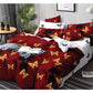 Lenjerie de pat cu Elastic, Bumbac Finet, Pat Dublu, 6 Piese