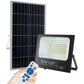 Set 2 x Proiector LED cu panou solar, telecomanda inclusa si senzor de lumina