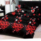 Lenjerie de pat cu Elastic, Bumbac Finet, Pat Dublu, 6 Piese
