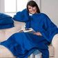 1+1 CADOU Patura cu maneci pentru zilele racoroase - Snuggie