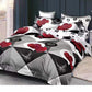Lenjerie de pat cu Elastic, Bumbac Finet, Pat Dublu, 6 Piese