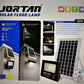 Proiector LED Jortan cu panou solar, telecomanda inclusa si senzor de lumina (300W, 500W)