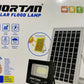 Proiector LED Jortan cu panou solar, telecomanda inclusa si senzor de lumina (300W, 500W)