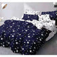 Lenjerie de pat cu Elastic, Bumbac Finet, Pat Dublu, 6 Piese