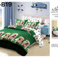 Lenjerie de pat cu Elastic, Bumbac Finet, Pat Dublu, 6 Piese