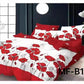 Lenjerie de pat cu Elastic, Bumbac Finet, Pat Dublu, 6 Piese