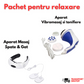 Pachet pentru relaxare: Aparat Pentru Vibromasaj Si Tonifiere + Aparat De Masaj Cu Impulsuri Electromagnetice Pentru Gat Si Spate, 2 Electrozi Corporali, 6 Moduri De Control + TRANSPORT GRATUIT