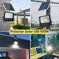 Proiector LED JORTAN cu Panou Solar si Telecomanda 100W, IP66 + Transport GRATUIT