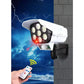 Pachet 2+1 CADOU Camera de supraveghere falsa, incarcare solara, 77 LED-uri