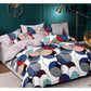 Lenjerie de pat cu Elastic, Bumbac Finet, Pat Dublu, 6 Piese