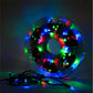 Instalatie LED Craciun liniara, multicolora, 50 m