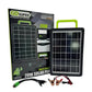 Panou solar 15/20W cu acumulator 1200/2400mAh, portabil, ABS, cu cabluri de incarcare device-uri