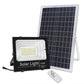 Proiector LED 100W cu panou solar, telecomanda inclusa si senzor de lumina