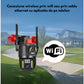 Set 2 x Cameră Wifi ultra HD PTZ pentru interior/exterior Lentile duble 2MP 1080P CMOS color, detectie si urmarire miscare