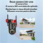 Set 2 x Cameră Wifi ultra HD PTZ pentru interior/exterior Lentile duble 2MP 1080P CMOS color, detectie si urmarire miscare