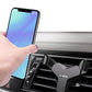 Oferta 1+1 CADOU Suport Auto Ventilatie Cu Clips Pentru Ventilatie Gravity Black