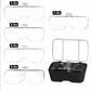 Ochelari cu lupa, reincarcabili, iluminare led, lentile interschimbabile