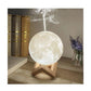 Lampa de veghe cu umidificator, Luna Moon 3D + 12 sticlute ulei parfumat