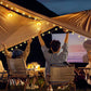 Set 2 x Ghirlanda luminoasa camping, lanterna, 8 moduri de iluminare si functie de baterie externa + CADOU SURPRIZA