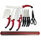 Unelte culinare din inox profesionale, cu 11 accesorii