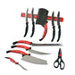 Unelte culinare din inox profesionale, cu 11 accesorii